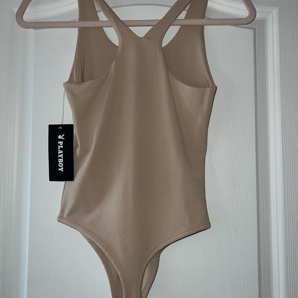 Beige Playboy Bodysuit NEW! - Picture 4 of 4